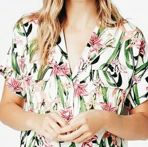 Vibrant Floral Button up Shirt